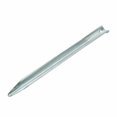 Tent peg 30cm metal half round