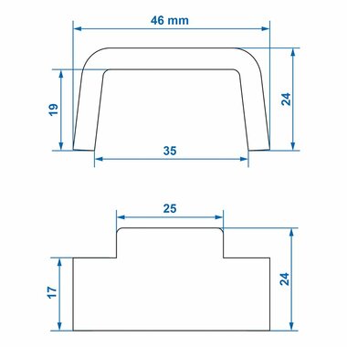 Counterpiece for tension lock Tico