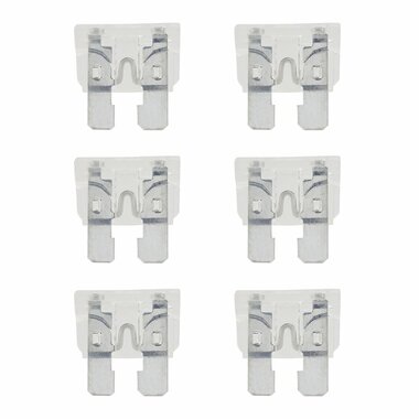 Standard fuses 25A neutral 6 pieces