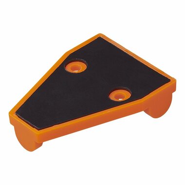 Spirit level pyramid with magnet on card