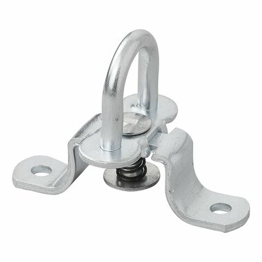 Round eyelet with spring 27mm