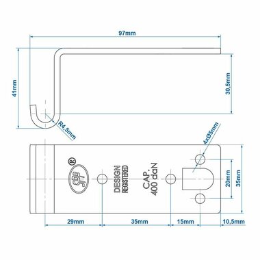 Counterpart for tension lock SPP Z-07