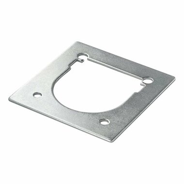 Mounting plate for lashing eye single