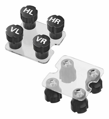 Tire marking valve caps - set of 8 pieces