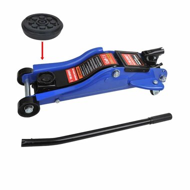 Protective rubber for garage jack