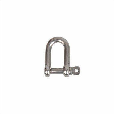 D-lock short 4mm, A4 stainless steel AISI 316, 750 daN