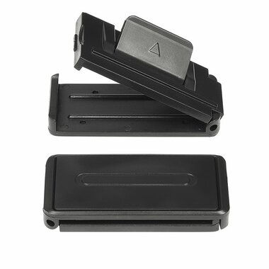 Seat belt adjuster - set of 2 black