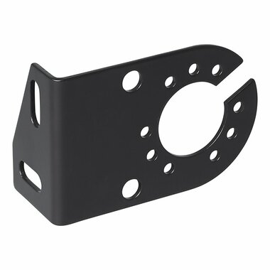 Metal socket holder angled 8 x 5 cm
