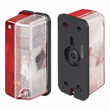 Red/white width light 92x42mm