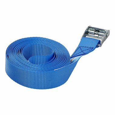 Blue tension strap with quick-release fastener 5 meters
