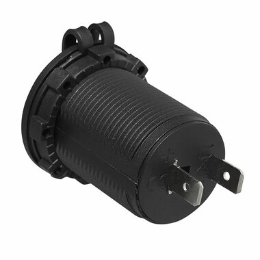 Flush-mounted socket DIN 12V/24V
