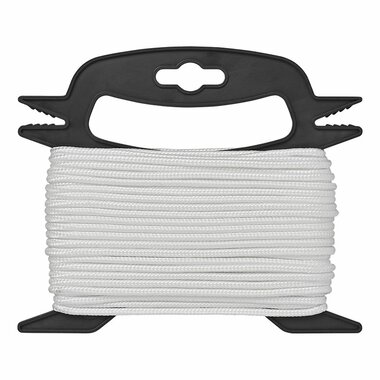 Guy line 4mm x 20m white on reel