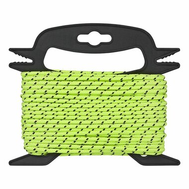 Guy line 4mmx20M fluorescent on reel