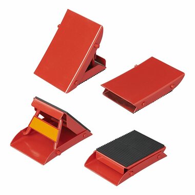 Wheel chock metal foldable