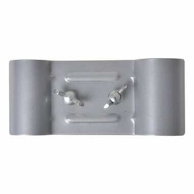 Nose wheel clamp for rotary clothes dryer