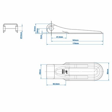 Flap hinge SPP ZW-01.170A