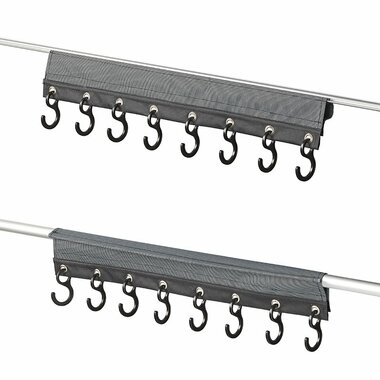 Universal coat rack with bead and Velcro