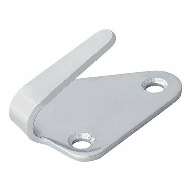 Metal rope hook 40x45 mm curved 10 pieces