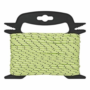 Guy line 4mmx20M glow-in-the-dark on reel