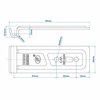 Counterpart for tension lock SPP ZN-06
