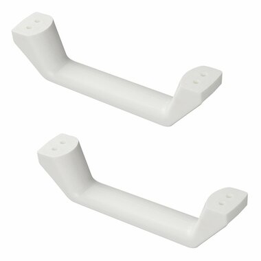 Manoeuvring handle white - set of 2 pieces