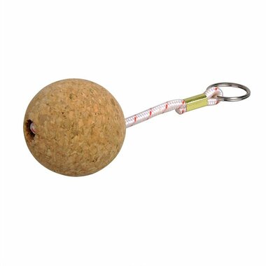 Key ring with cork ball (floating)