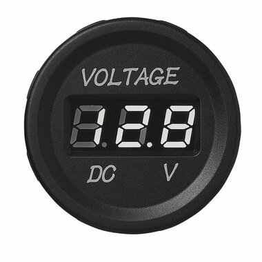 Voltmeter digital built-in 6-30V