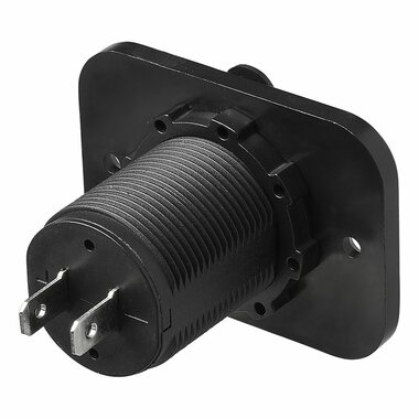USB flush-mounted socket double type A 3100mA 12V/24V