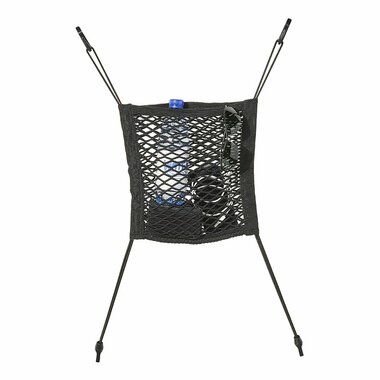Storage net elastic 26x28cm double with plastic hooks NS-7