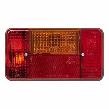 Rear light 5 functions 194x104mm left
