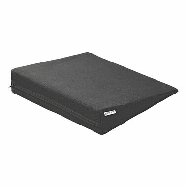 Wedge-shaped seat cushion