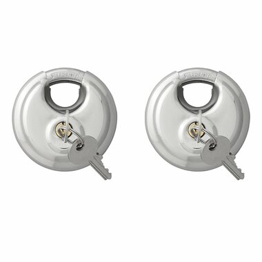 Disc lock 70mm 2 pieces keyed alike