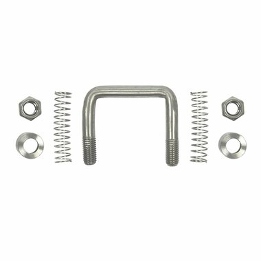 Lashing bracket with spring