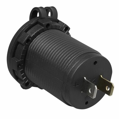 USB flush-mounting box double type A 2x2100mA 12V/24V