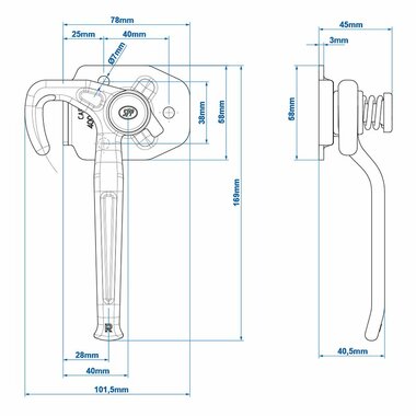 Flap hook right SPP ZB-16R