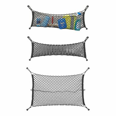 Luggage net elastic 80x50cm with plastic hooks NS-3
