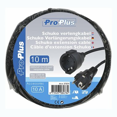Schuko extension cable 10M 3x1.0mm²