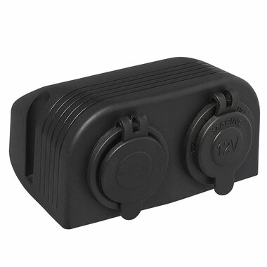 Construction kit: socket DIN + USB port double type A 2x2100mA