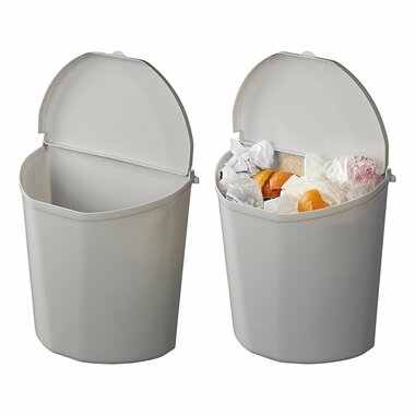 Waste bin with lid 10L for caravan/camper