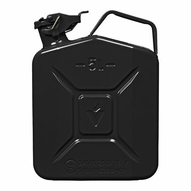 Jerrycan 5L metal black UN- TuV/GS-approved
