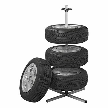 Rim stand aluminium XL for 4 tyres