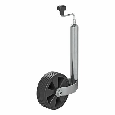 Nose wheel 48mm plastic rim with rubber tire 220x70mm