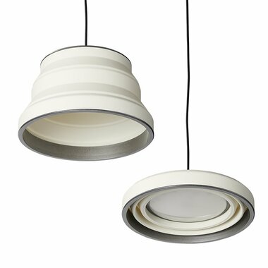 Hanging lamp LED foldable silicone white dia 15cm