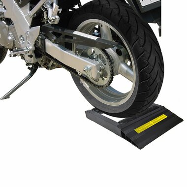 Motorcycle wheel roller