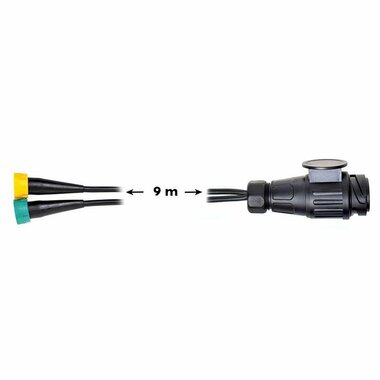 Cable set 9M with plug 13-pin and 2x connector 5-pin