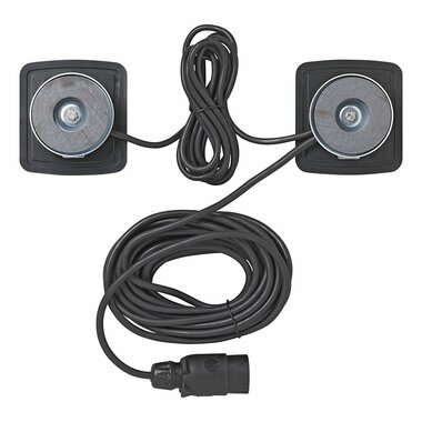 Trailer lighting set LED with magnets 7.5+2.5M cable