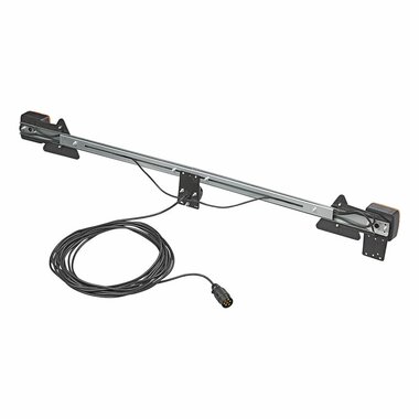 Lighting bar metal 140-200cm extendable + 12M cable