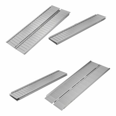 Foldable aluminum ramp for wheelchair 183x73cm 270kg