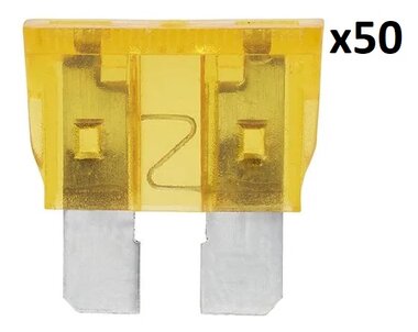 Standard fuses 5A light brown