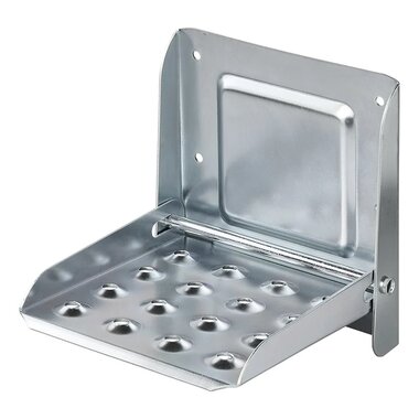 Foldable step for trailer 195 x 175 mm